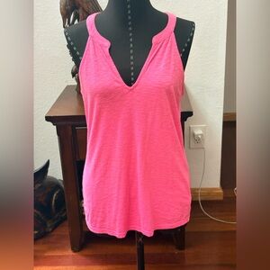 LILLY PULITZER HOT PINK TANK TOP SHIRT WOMEN SIZE SMALL EXCELLENT CONDITION